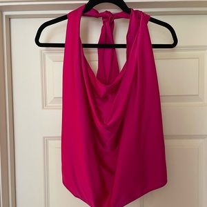 Ramy Brook Harriet silk shirt MEDIUM in PASSI